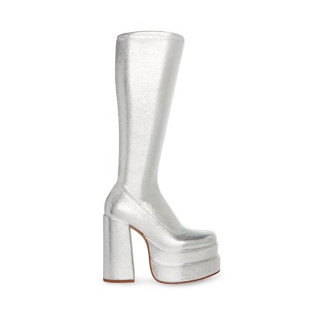 Silver Steve Madden Cypress Women's Knee-high Boots | PH 8195A16L